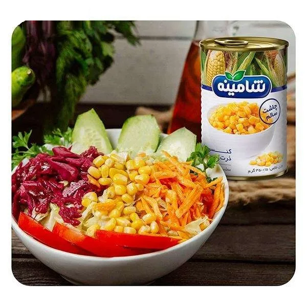 کنسرو ذرت شیرین شامینه - 350 گرم بسته 6 عددی