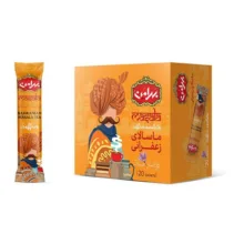 پودر چای ماسالای زعفرانی بهرامن - 21 گرم بسته 20 عددی