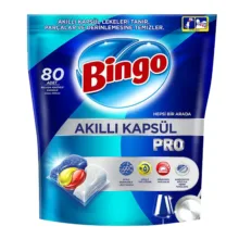 قرص ماشین ظرفشویی بینگو مدل Akıllı Kapsül بسته 80 عددی