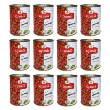 کنسرو عدسی شهدین – 370 گرم بسته 12 عددی