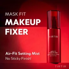 محلول تثبیت‌کننده آرایش صورت تیرتیر مدل Mask Fit حجم 80 میلی لیتر