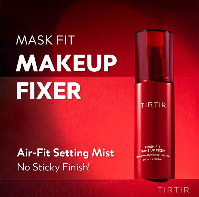 محلول تثبیت‌کننده آرایش صورت تیرتیر مدل Mask Fit حجم 80 میلی لیتر
