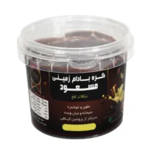 کره بادام زمینی شکلات تلخ مسعود - 250 گرم بسته 2 عددی