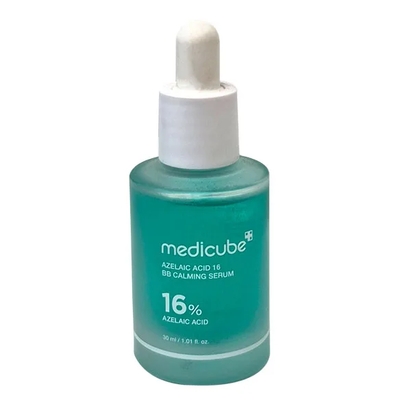 سرم تغذیه‌کننده و ضد جوش پوست مدیکیوب مدل BB CALMING 16% مناسب برای انواع پوست حجم 30 میلی‌لیتر