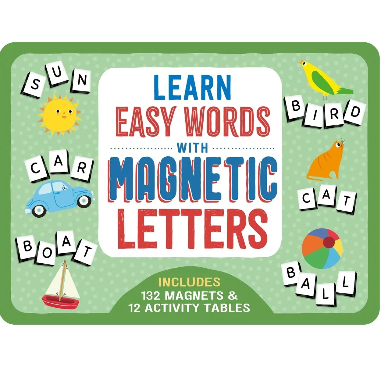 کتاب Learn Easy Words with Magnetic Letters اثر جمعی از نویسندگان انتشارات آتم