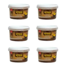 کره بادام زمینی شکلاتی اسپراس – 250 گرم بسته 6 عددی
