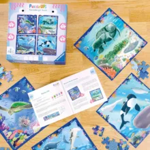 پازل راونزبرگر مدل Ocean Life کد 12004004 مجموعه 4 عددی مناسب برای 5 سال به بالا