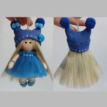 عروسک پارچه ای مدل  آویز کد 16