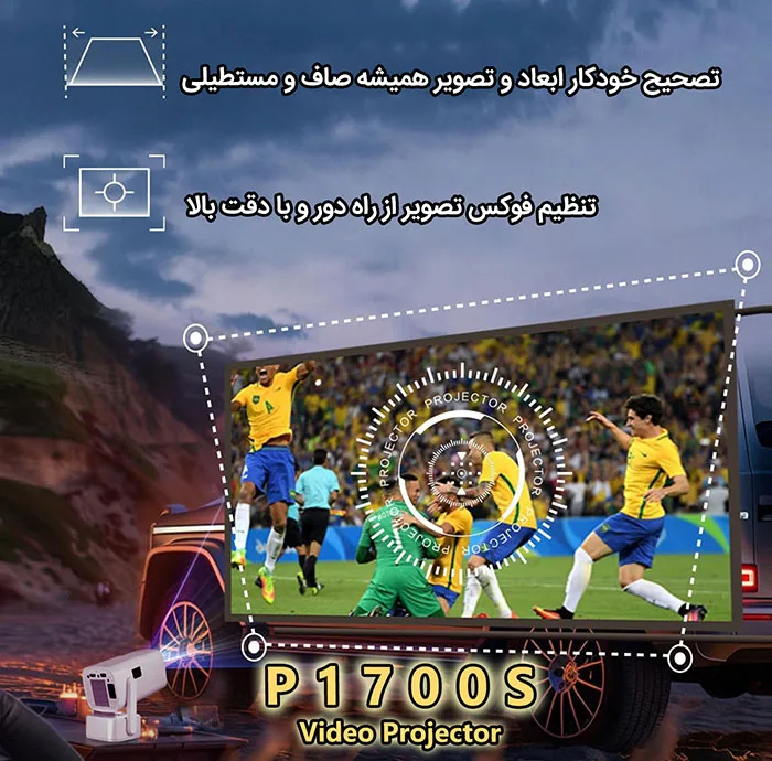 ویدئو پروژکتور مدل p1700s با رزولوشن 4K