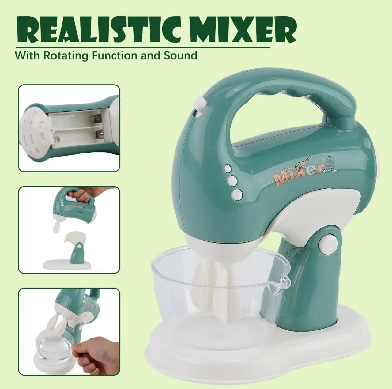 اسباب بازی ناب سل مدل همزن موزیکال چراغدار کد MIXER TOY NAAB002
