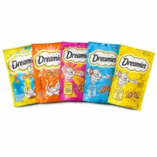 تشویقی گربه دریمیز مدل Mix وزن 300 گرم بسته 5 عددی