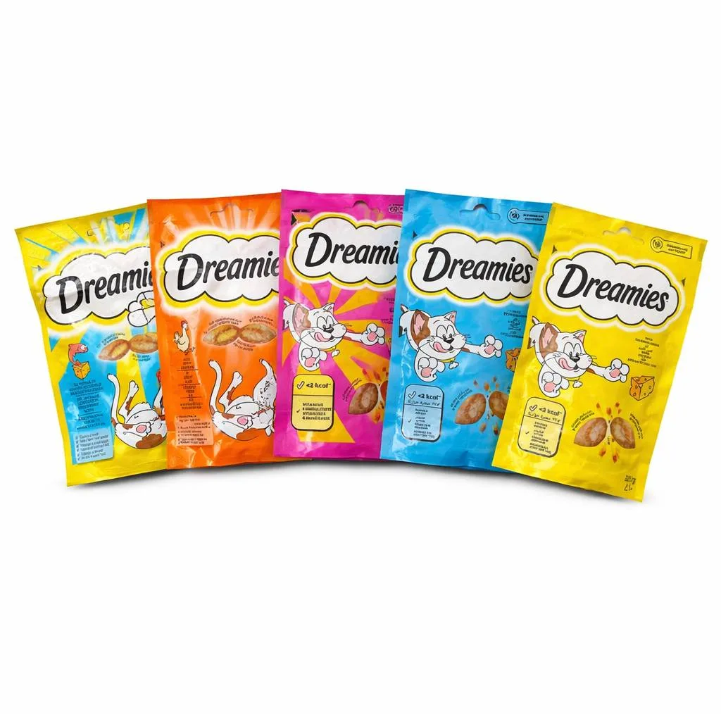 تشویقی گربه دریمیز مدل Mix وزن 300 گرم بسته 5 عددی
