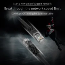 کابل شبکه CAT6 اوریکو مدل PUG-C6 طول 3 متر