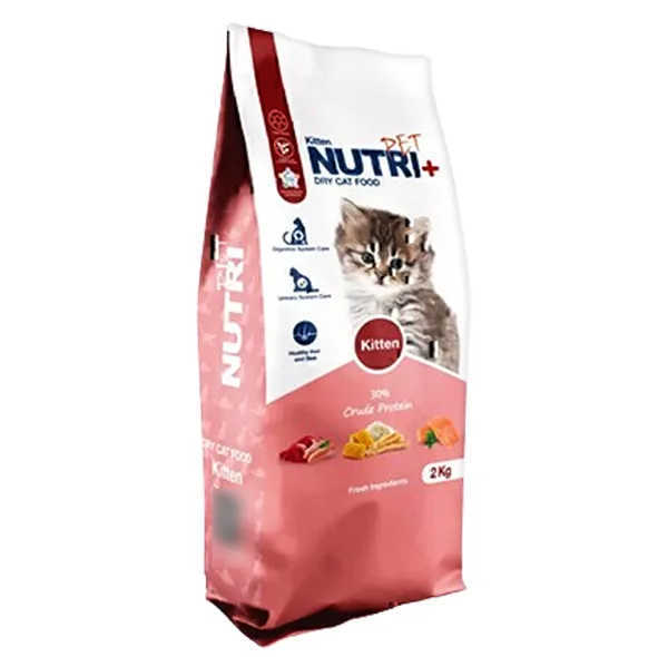 غذا خشک گربه نابالغ نوتری پت مدل kitten طعم مرغ وزن 2 کیلوگرم