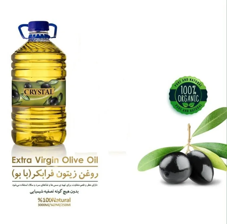 روغن زیتون فرابکر کریستال طلایی - 3000 میلی لیتر