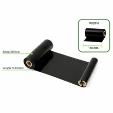 ریبون پرینتر لیبل زن مدل Resin 110mm x 75m