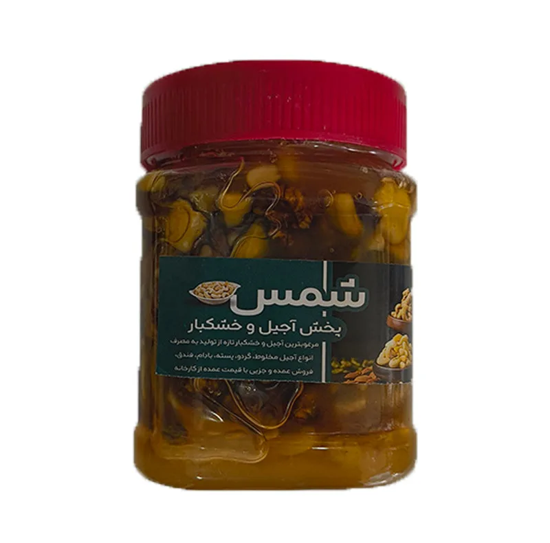 معجون گرم چهار مغز و عسل شمس - 520 گرم