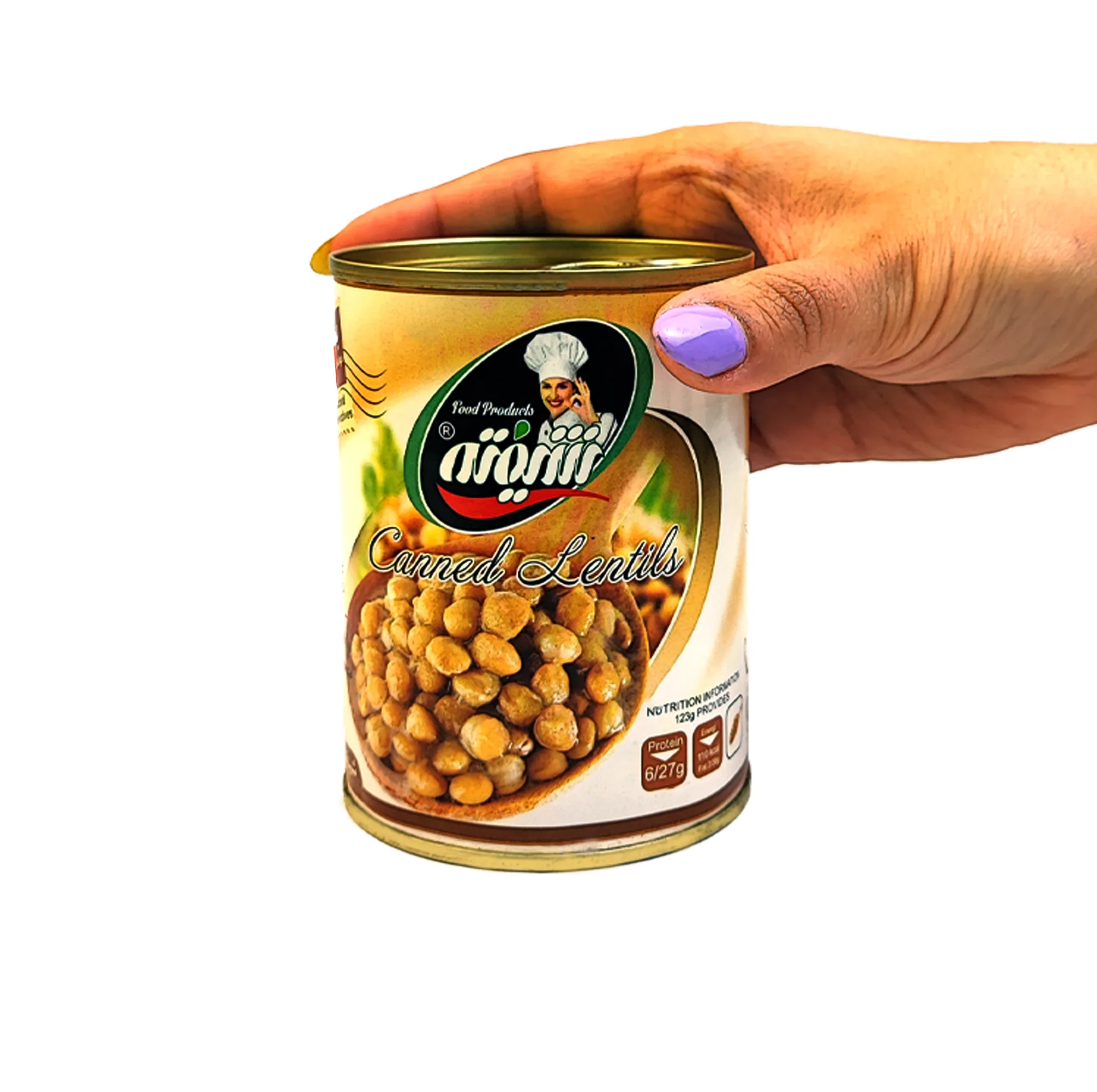 کنسرو عدسی شیفته - 370 گرم بسته 6 عددی