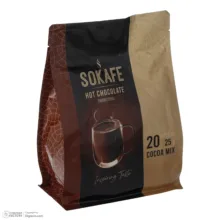 پودر هات چاکلت سوکافه - 25 گرم بسته 20 عددی