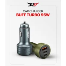 شارژر فندکی 45 وات 3 پورت بوف گلوبال مدل TURBO