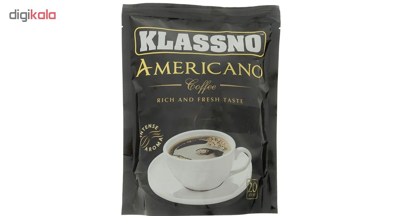 بسته قهوه فوری کلسنو مدل Americano بسته20 عددی
