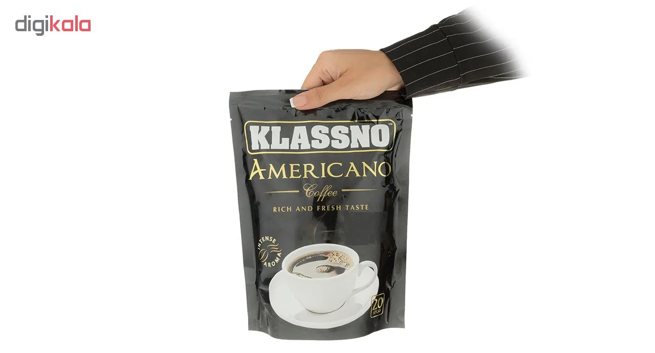 بسته قهوه فوری کلسنو مدل Americano بسته20 عددی