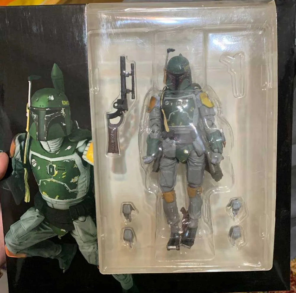 اکشن فیگور مدل بابو فت استاروارز مندلوریت طرح Star Wars Boba Fett Kaiyodo