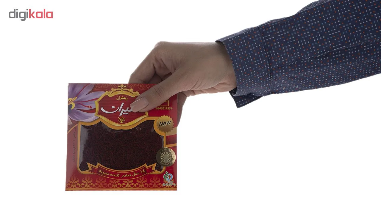 زعفران کارتی گلیران مقدار 4.608 گرم
