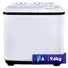ماشین لباسشویی دو قلو 9.6 کیلوگرم نیمه‌اتوماتیک پاکشوما مدل NA9