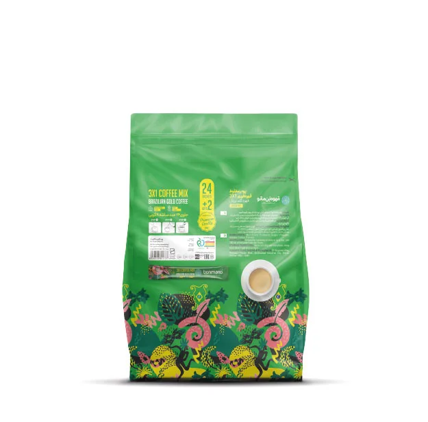 کافی میکس 1*3 گلد برزیل بن مانو - 20 گرم بسته 24 عددی