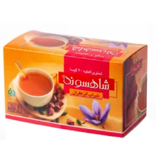 دمنوش زعفرانی اکسیر شاهسوند بسته 20 عددی