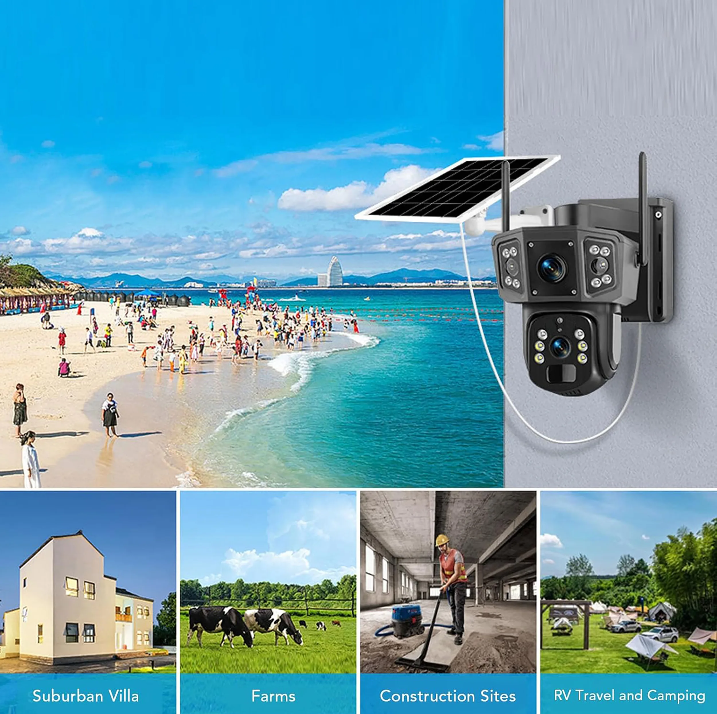 دوربین مداربسته تحت شبکه مدل V380 Pro