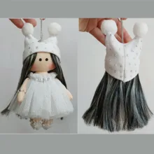 عروسک پارچه ای مدل آویز کد 12