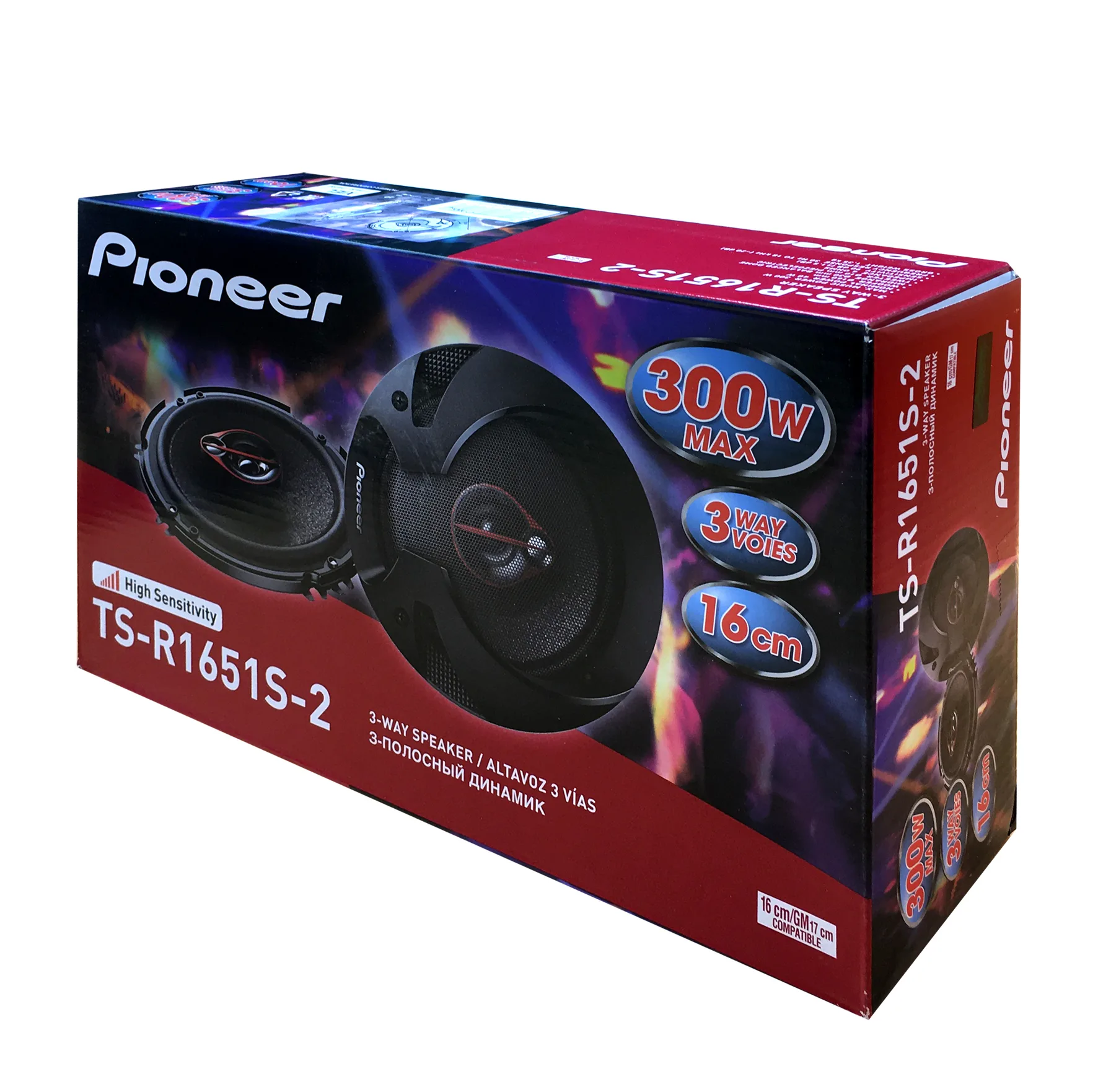 اسپیکر خودرو پایونیر مدل TS-R1651S-2 بسته دو عددی