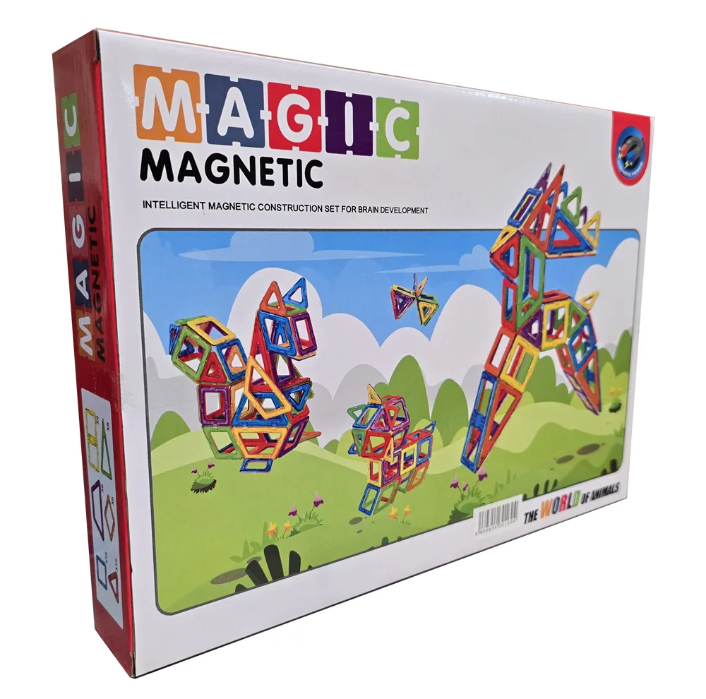 ساختنی 60 تکه مدل مگنتی طرح MAGIC MAGNETC کد FK683