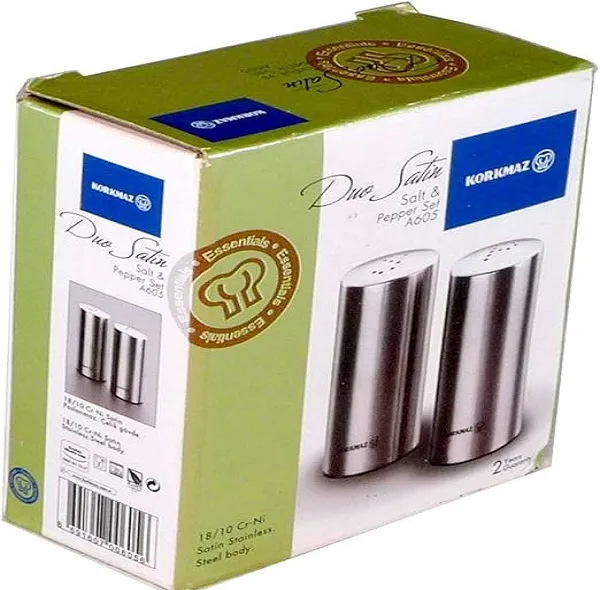 ست نمکدان فلفل پاش کرکماز مدل satin کد 602 مجموعه 2 عددی