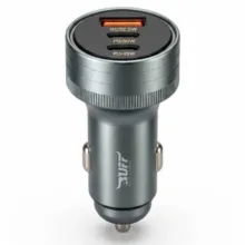 شارژر فندکی 45 وات 3 پورت بوف گلوبال مدل TURBO