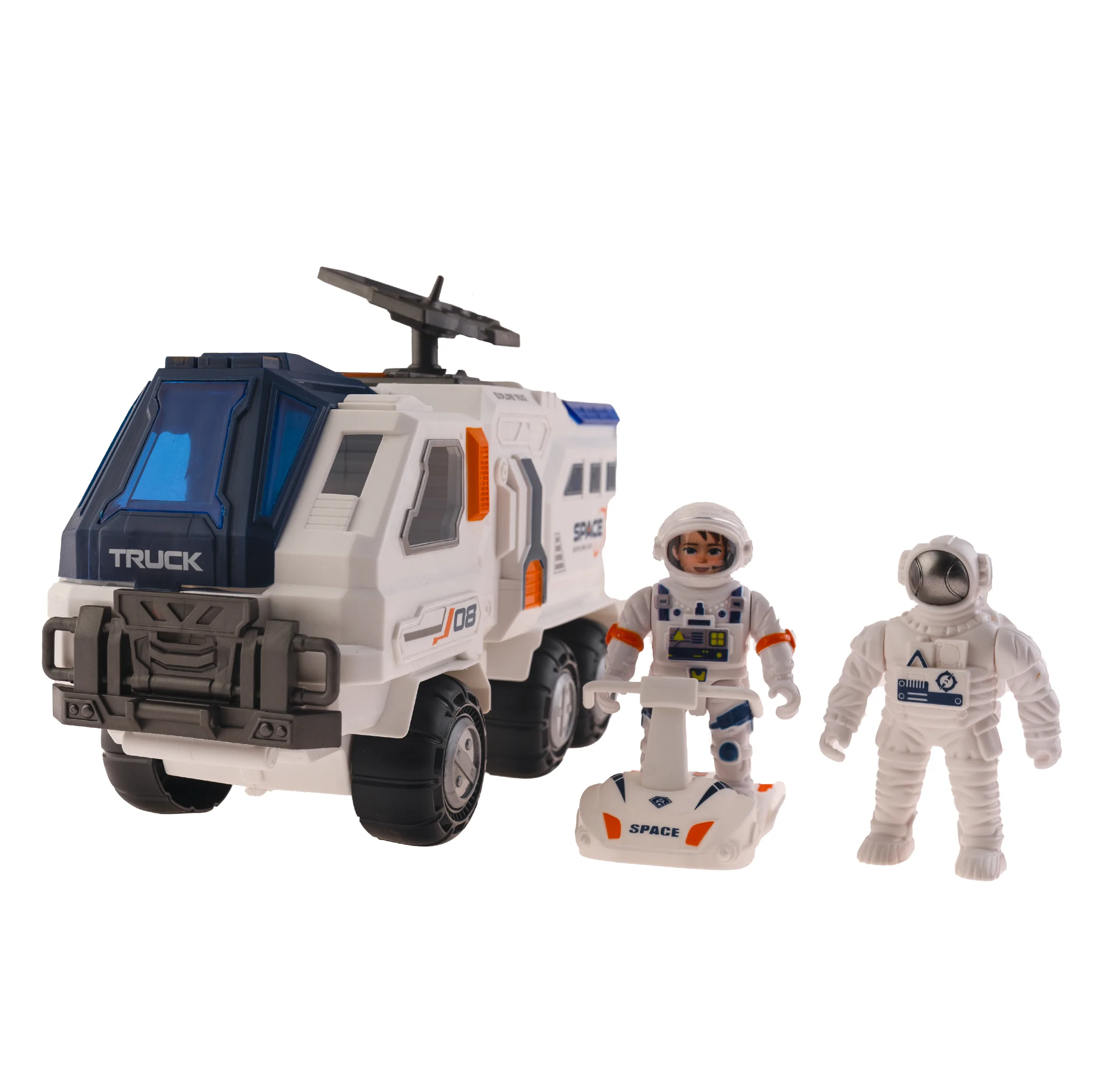 اسباب بازی طرح کامیون فضایی و فضانورد مدل space explore truck کد H -204