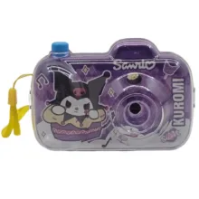 اسباب بازی ناب سل مدل دوربین پروژکتوری کرومی چراغدار به همراه 15 طرح کارتونی کد KUROMI PROJECTOR CAMERA NAAB001