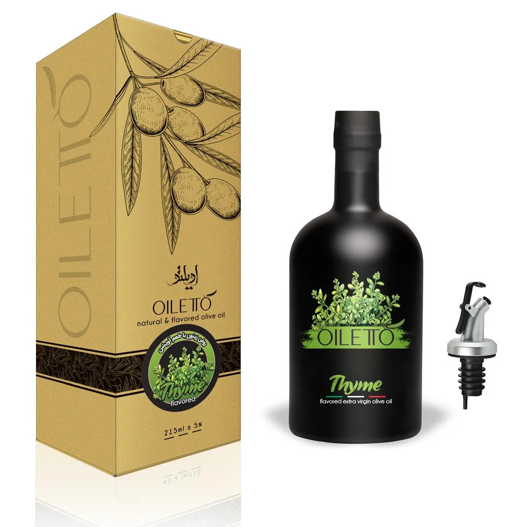 روغن زیتون با بو فرابکر، کلاسیک، فلفل قرمز، آویشن، گلپر، مخلوط سبزیجات، ریحان، سیر و لیمو، سیر اویلتو - 215 میلی لیتر بسته 8 عددی