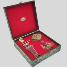 زعفران کادویی عاقله – 5 گرم به همراه هل – 40 گرم