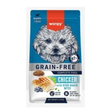 غذا خشک سگ پاپی ونپی مدل GRAINFREE طعم مرغ وزن 1.5 کیلوگرم