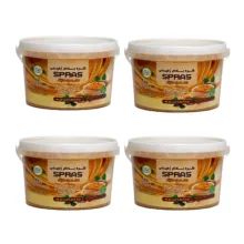 کره بادام زمینی رژیمی ساده مسعود – 500 گرم بسته 4 عددی