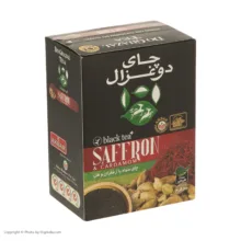 چای سیاه طعمدار دوغزال - 100 گرم مجموعه 4 عددی