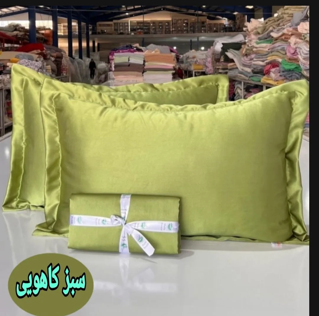 رو بالشی مدل ساتن قابدار سایز 60*80 سانتی متر