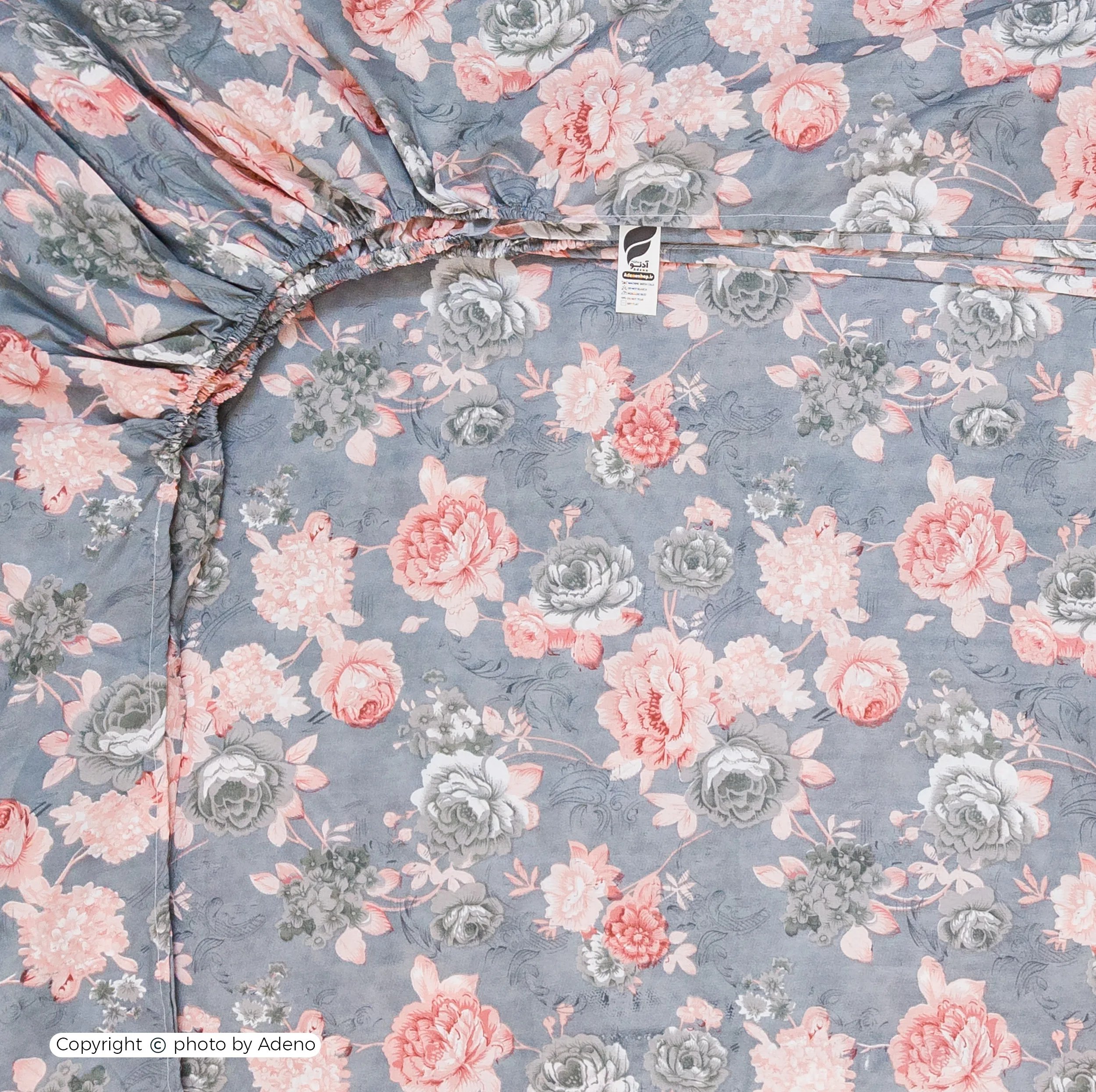 ملحفه میکرو آدنو مدل رزا کد CH171 دونفره سایز 160x200 سانتی‌متر