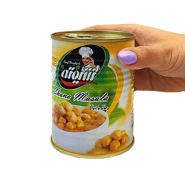 کنسرو نخود طلایی چانا ماسالا شیفته - 370 گرم بسته 12 عددی