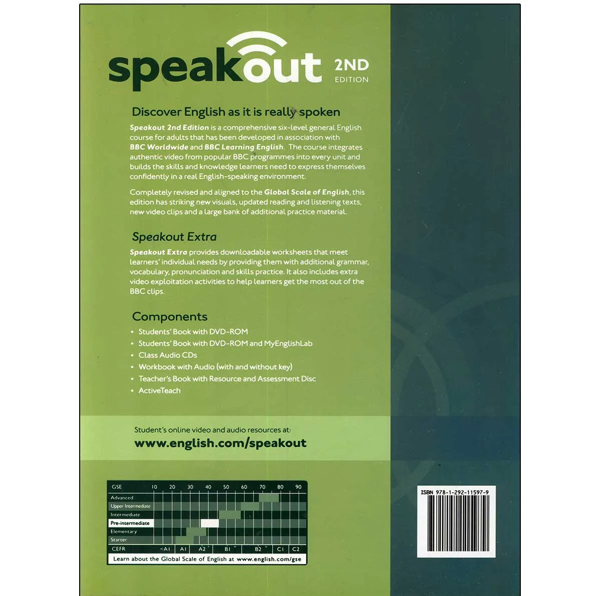 کتاب Speakout 2nd اثر Antonia Clare and J.J.Wilson انتشارات پرسون 6 جلدی