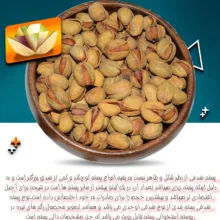 پسته فندقی نمکین زعفرانی گهربد - 600 گرم