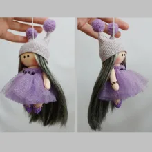 عروسک پارچه ای مدل  آویز کد 13